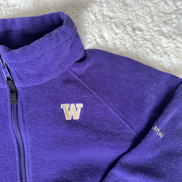Columbia purple University of Washington fleece - Picture 3 of 4